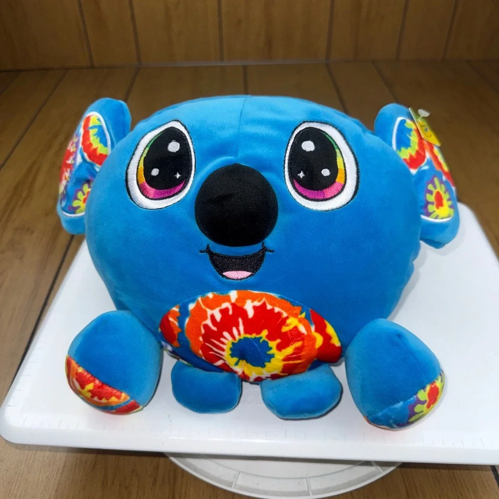 Crayola Tie Dye Koala Blue Plush Stuffed‎ Animal Toy 2022 82-0724-0-001 NWT